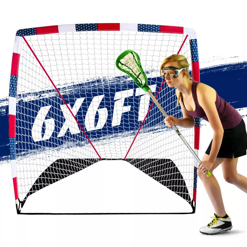 Sports Equipment Store - Everbright Store Hockey Goal 6x6ft Portable