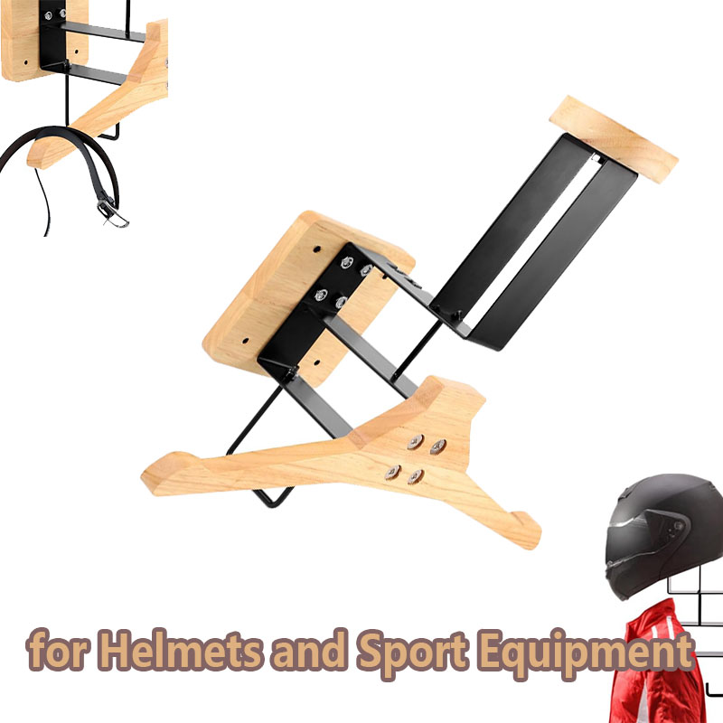Wood Motorcycle Helmet Holder  - đánh giá và giá Sports Equipment Organizer