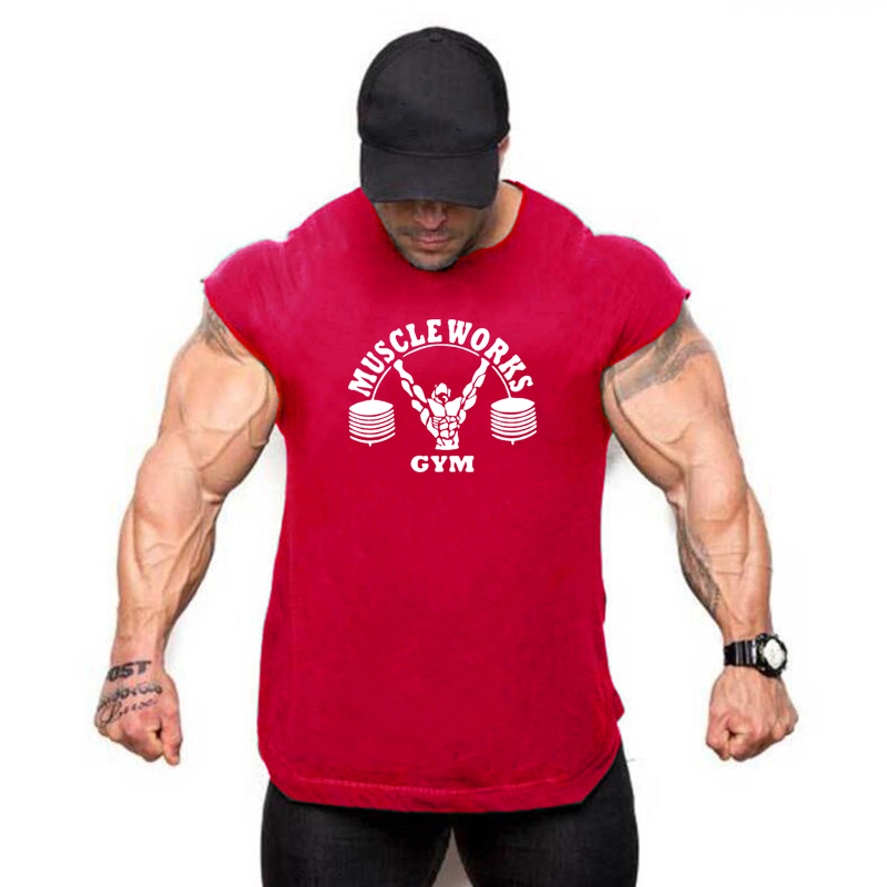 New Summer Brand Vest Cotton G - đánh giá và giá Sports Equipment Store
