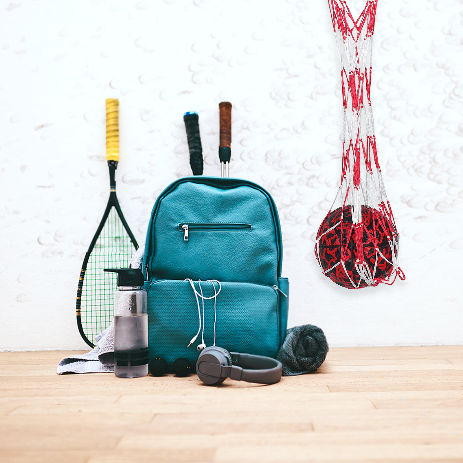 Mesh Ball Storage Bag Portable - đánh giá và giá Sports Equipment Organizer