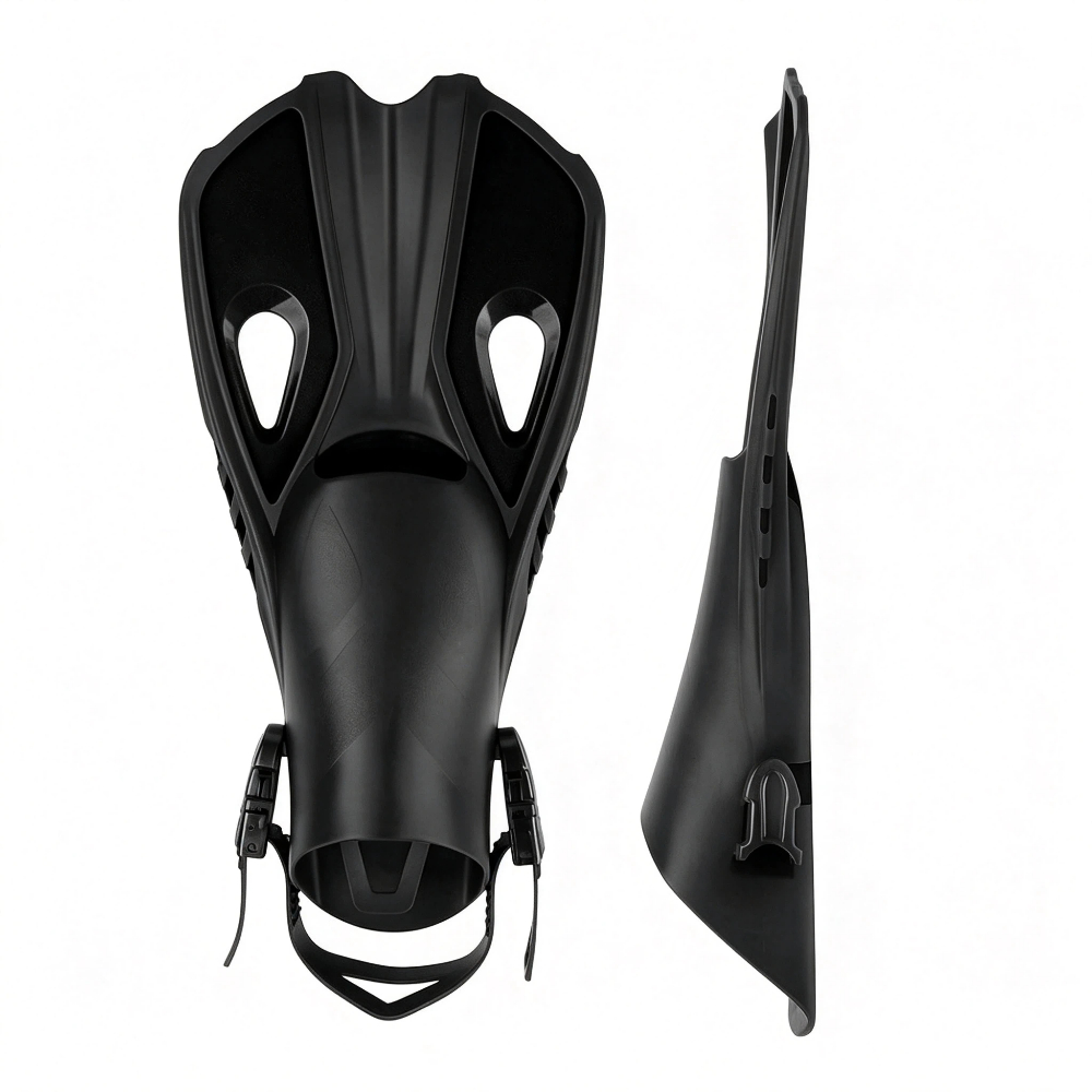 Adjustable Open Heel Short Swi - đánh giá và giá Swim Fin Short Blade