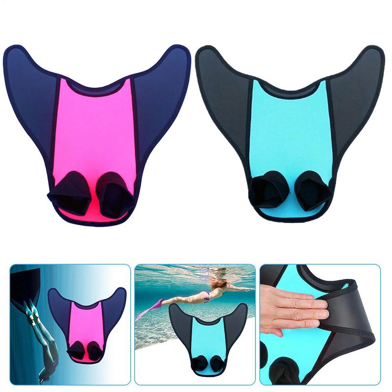 Swimming Training Double-foot  - đánh giá và giá Swim Fin Short Blade