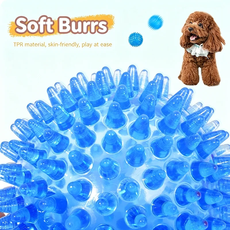 TPR Squeaky Spiked Dog Ball Ch - đánh giá và giá Spike Ball Game
