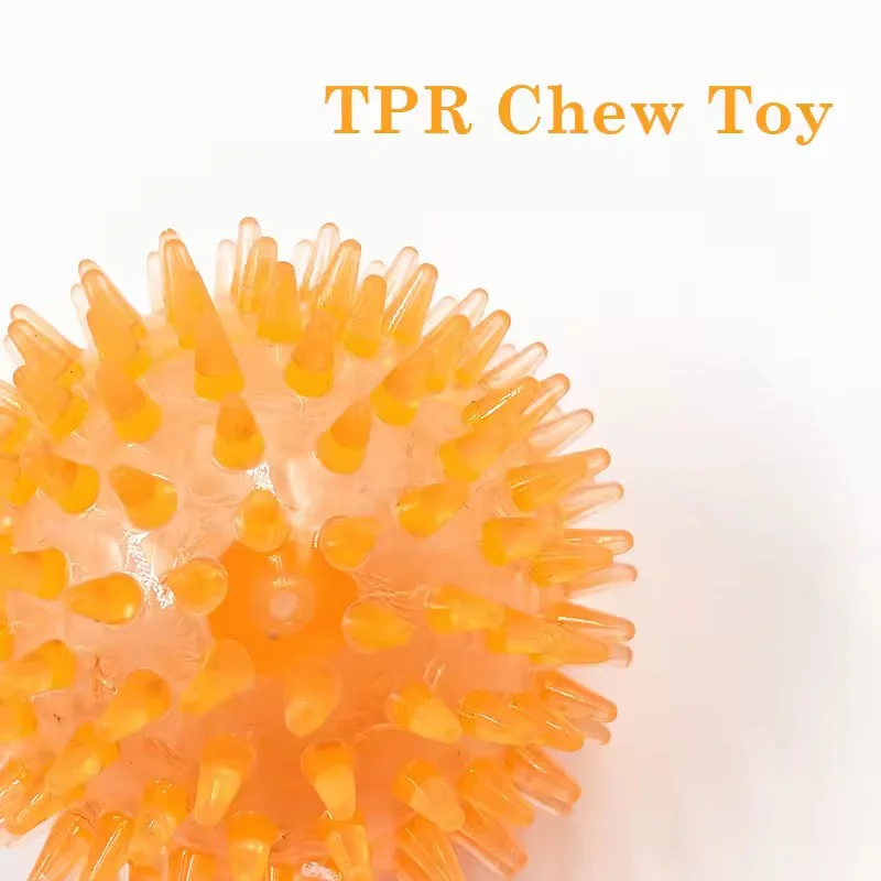 TPR Squeaky Spiked Dog Ball Ch - đánh giá và giá Spike Ball Game
